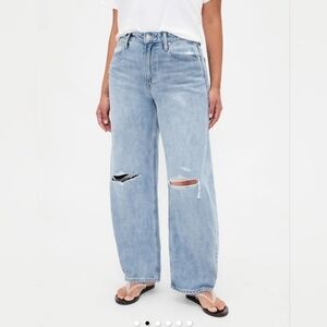 GAP Women's Curvy High Waisted Barrel Jean 32x28